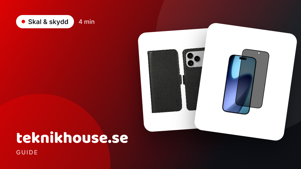 iPhone 18 Pro Max: skal, skärmskydd och laddare som passar