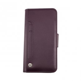 rvelon iphone 13 pro plånboksfodral TPU PU artificiellt läder 6st kortfack färg mörk körsbär